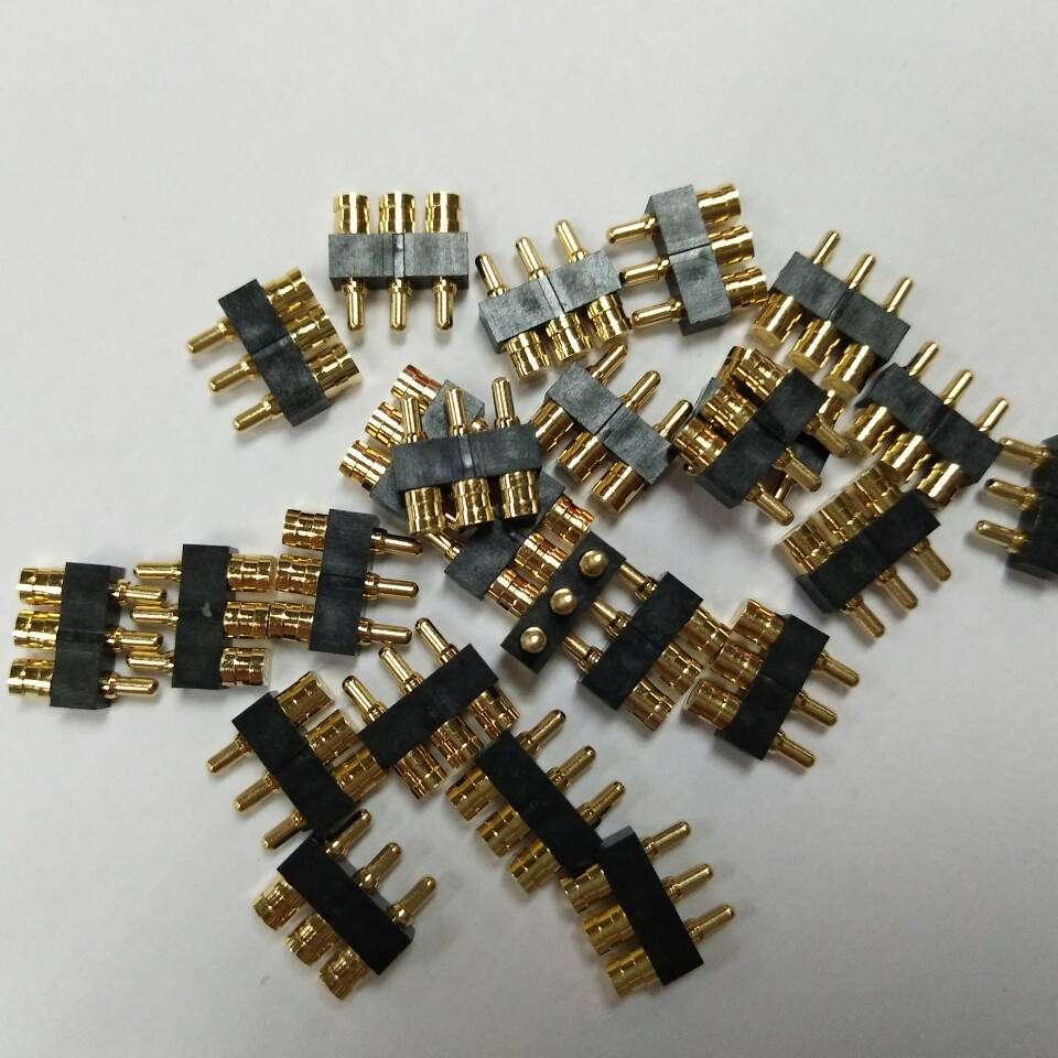 Pogopin探針、測試探針、電流針、帶塑膠頂針、連接器探針、探針圖片、頂針圖片、彈簧針圖片