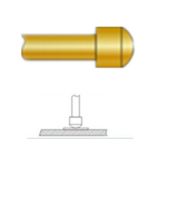 圓頭探針、探針用法圖、探針原理圖、測試探針圖片 圓頭探針、探針用法圖、探針原理圖、測試探針圖片