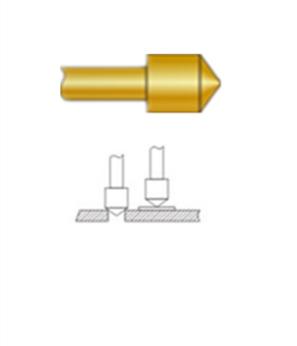 圓錐頭探針、探針用法圖、探針原理圖、測試探針圖片 圓錐頭探針、探針用法圖、探針原理圖、測試探針圖片