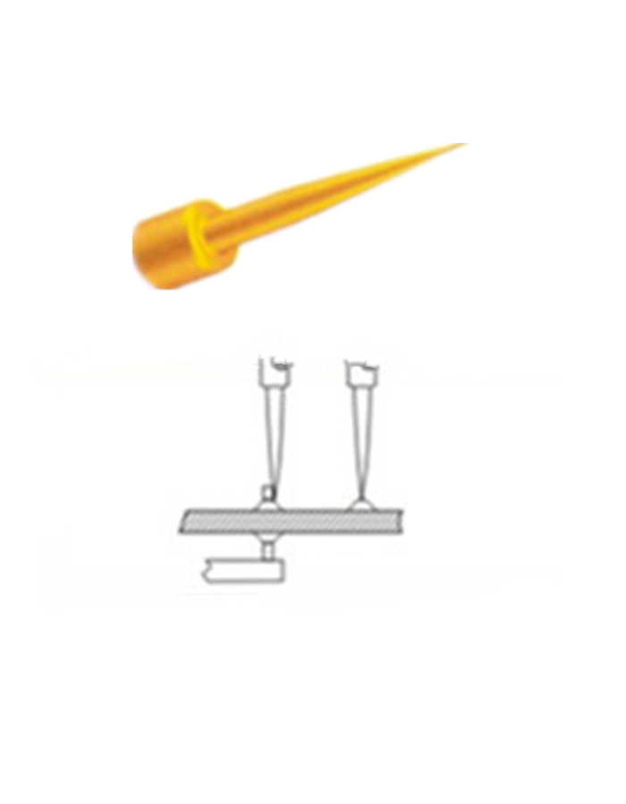 探針頭型、測試探針探針頭、探針頭部形狀、頂針頭